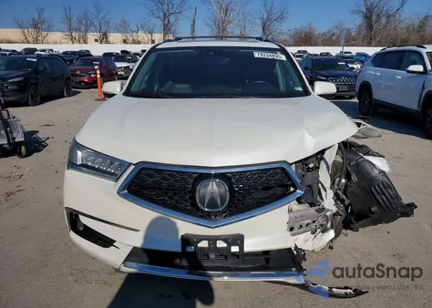 2019 Acura Mdx Advance z USA, uszkodzony, nr VIN 5J8YD4H83KL009075